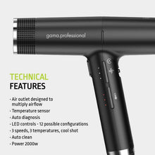 Load image into Gallery viewer, GAMA IQ PERFETTO HAIRDRYER - BLACK